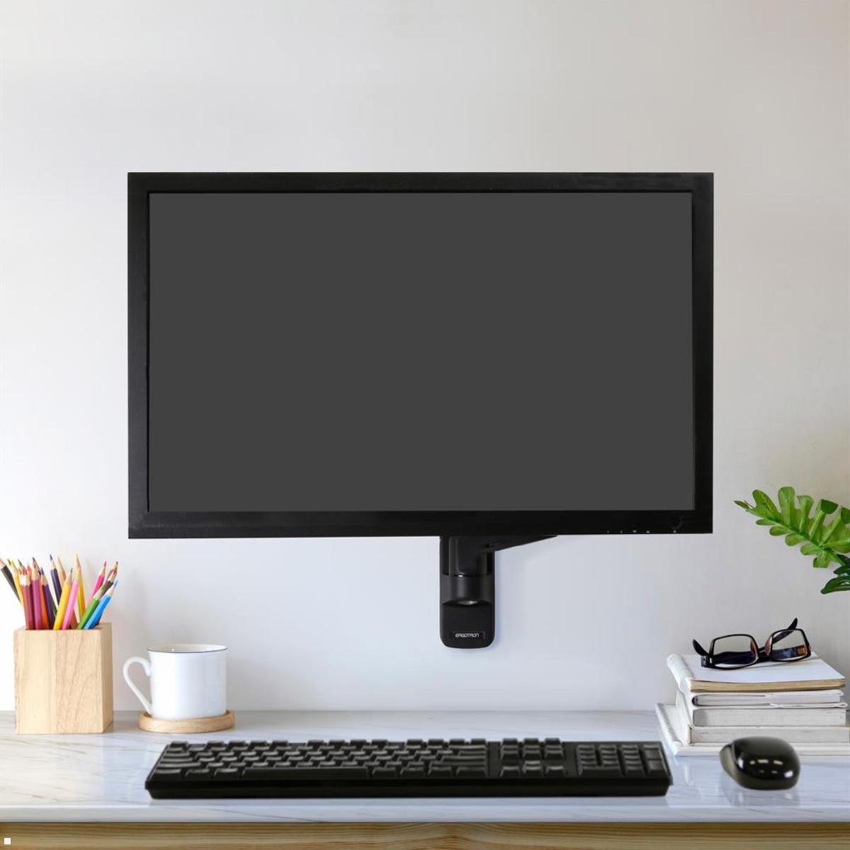 Ergotron MXV Monitor Wandhalterung bis 34 Zoll, schwarz (45-505-224), Anwendungsbeispiel Ergotron MXV Monitor Wandhalterung bis 34 Zoll, schwarz (45-505-224), Anwendungsbeispiel
