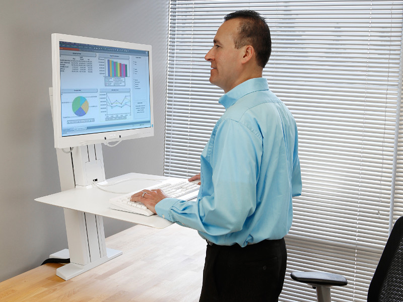 Ergotron 33-415-062 WorkFit SR Workstation Steharbeitsplatz