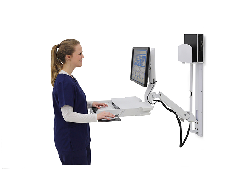 Ergotron StyleView Sitz-Steh Wandhalterung