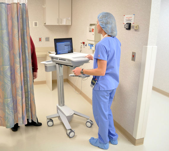 Ergotron StyleView EMR-Laptopwagen Ergotron StyleView EMR-Laptopwagen