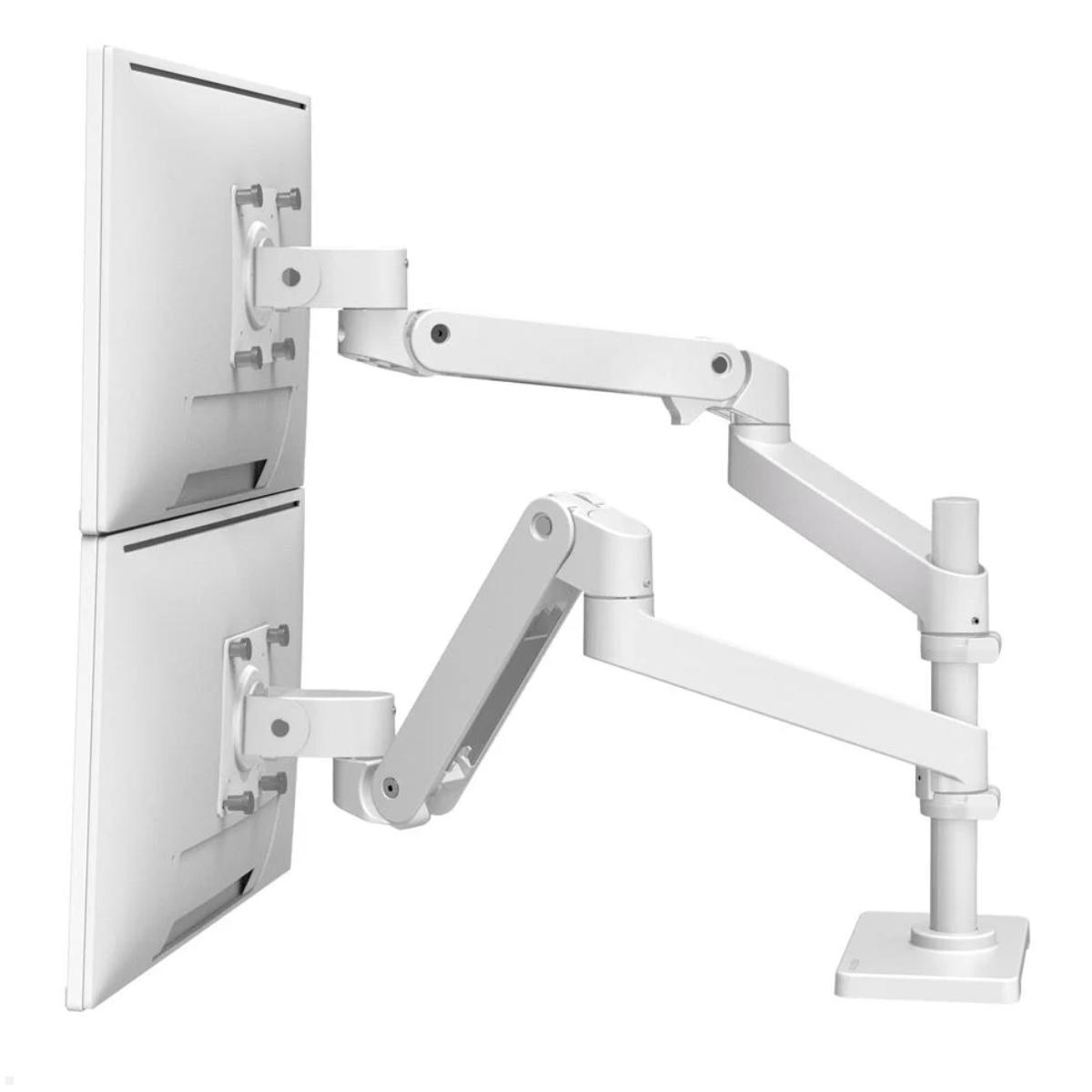 Ergotron LX Pro Dual Monitor Tischhalterung mit hoher Säule (45-690-290), weiß