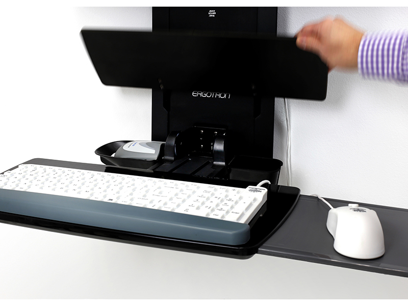 Ergotron StyleView Sitz-Steh Vertical Lift schwarz (61-080-085), Anwendung Ergotron StyleView Sitz-Steh Vertical Lift schwarz (61-080-085), Anwendung