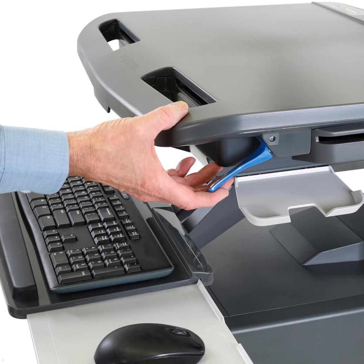 Ergotron StyleView mobiler Arbeitsplatz mit Monitorhalter Akku EU, Höhenverstellbar Ergotron StyleView mobiler Arbeitsplatz mit Monitorhalter Akku EU, Höhenverstellbar