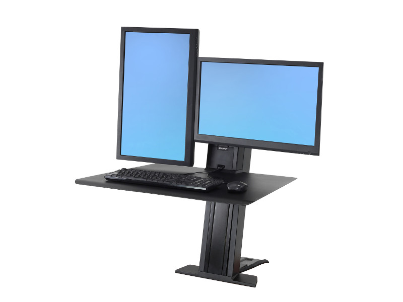 Ergotron 33-407-085 WorkFit SR Sit-Stand Hochformat