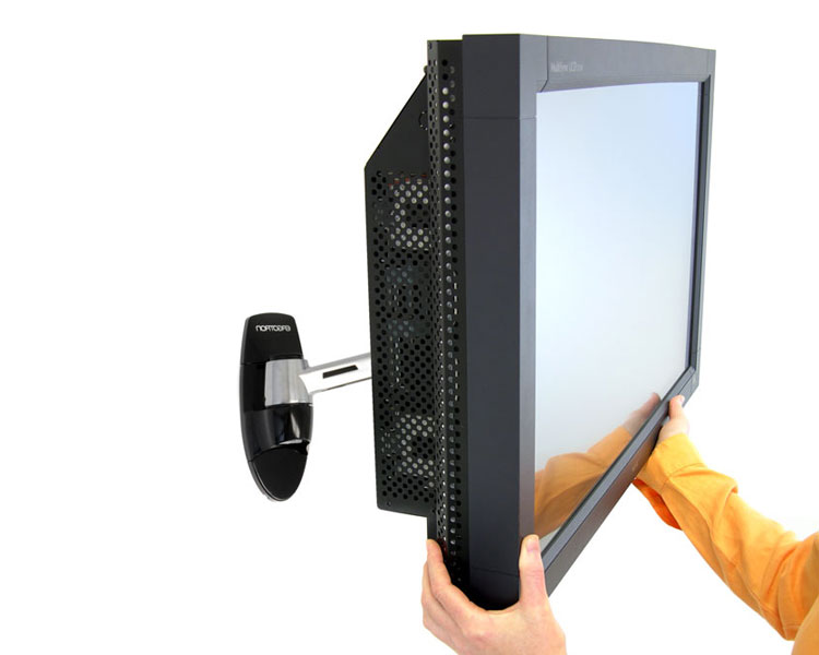 Ergotron 45-268-026 LX HD Wandhalterung mit Schwenkarm ausrichten Ergotron 45-268-026 LX HD Wandhalterung mit Schwenkarm ausrichten