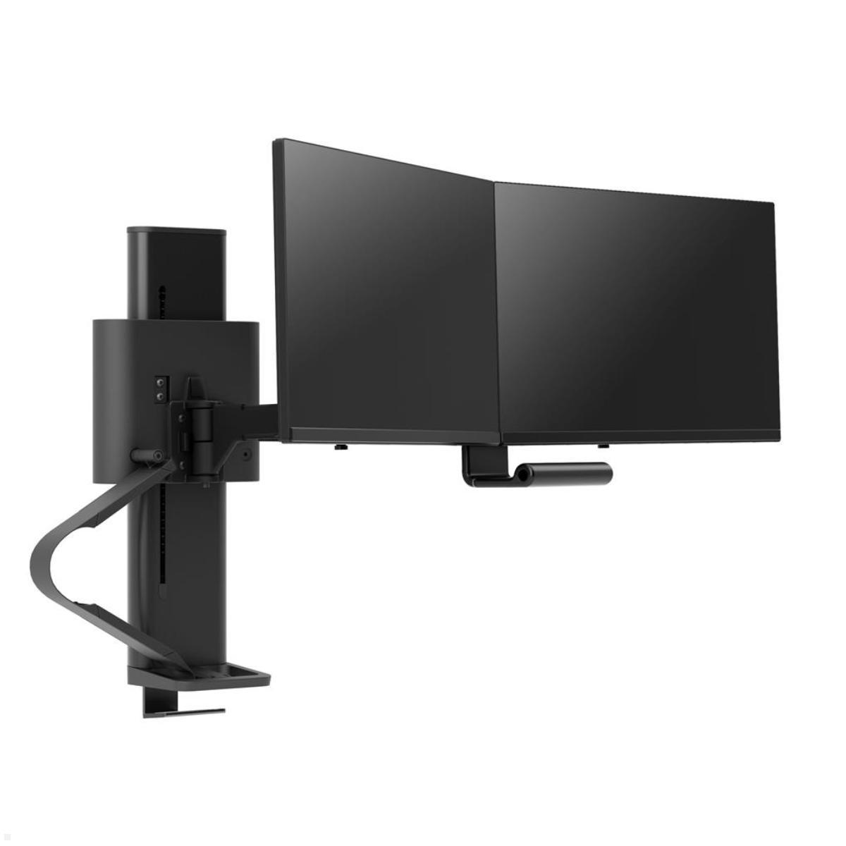 Ergotron TRACE Monitorhalterung für 2 Monitore mit C-Klemme (45-658-224), schwarz  Ergotron TRACE Monitorhalterung für 2 Monitore mit C-Klemme (45-658-224), schwarz