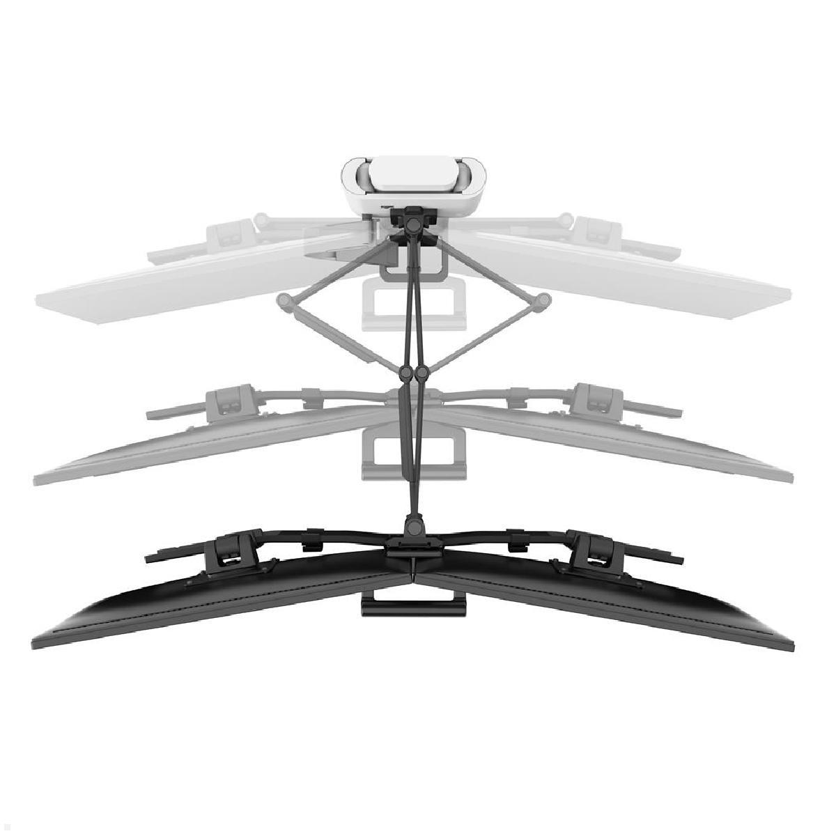 Ergotron TRACE Dual Monitor Tischhalterung (45-631-216), weiß tiefenverstellbar Ergotron TRACE Dual Monitor Tischhalterung (45-631-216), weiß tiefenverstellbar