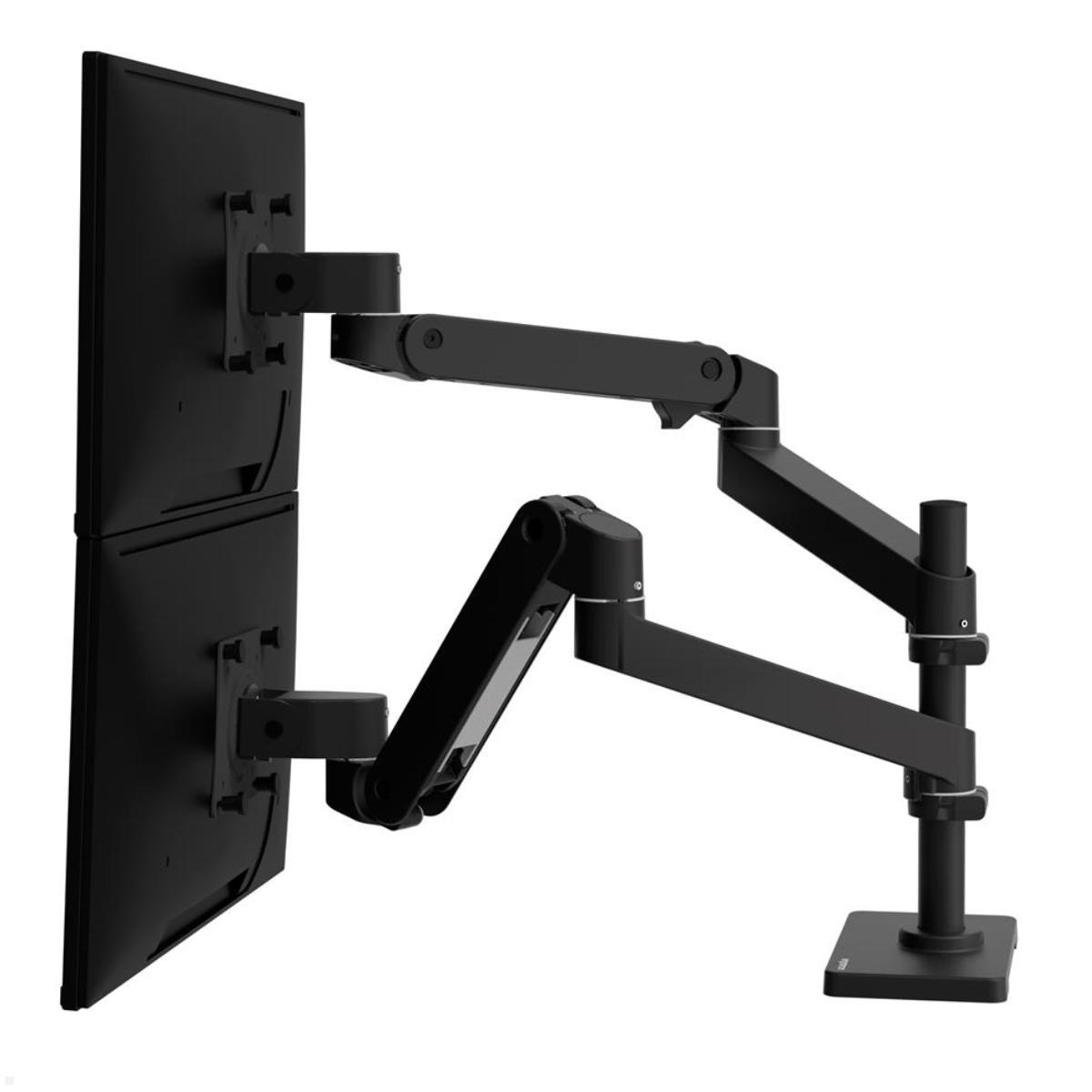 Ergotron LX Pro Dual Monitor Tischhalterung mit hoher Säule (45-690-292), schwarz Ergotron LX Pro Dual Monitor Tischhalterung mit hoher Säule (45-690-292), schwarz
