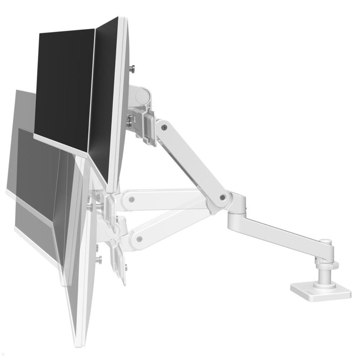 Ergotron LX Pro dual Monitor Tischhalterung bis 27 Zoll (45-684-290), weiß, höhenverstellbar