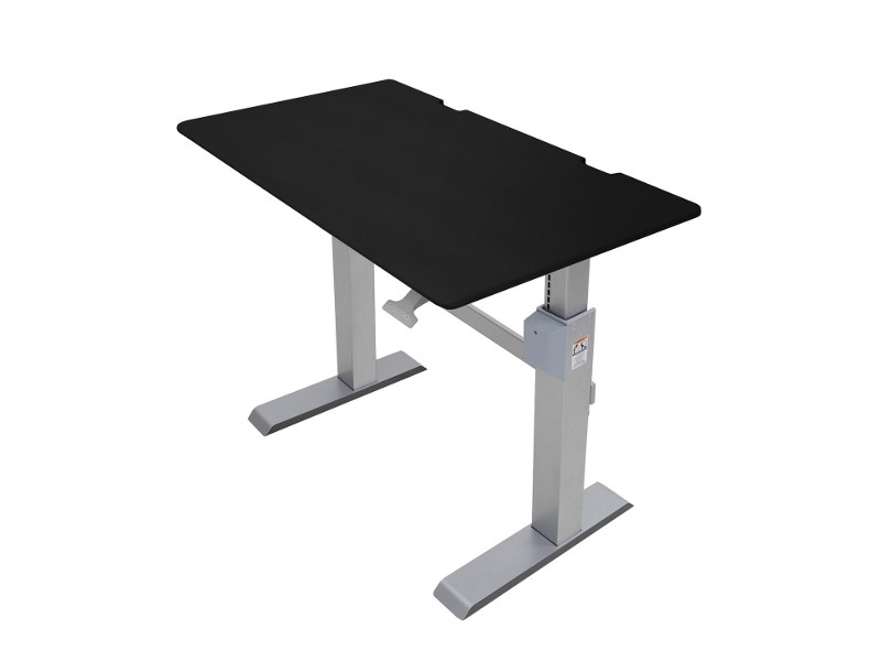 Ergotron WorkFit-DL 48 mobiler Steh-Sitz-Arbeitsplatz schwarz (24-567-F03)