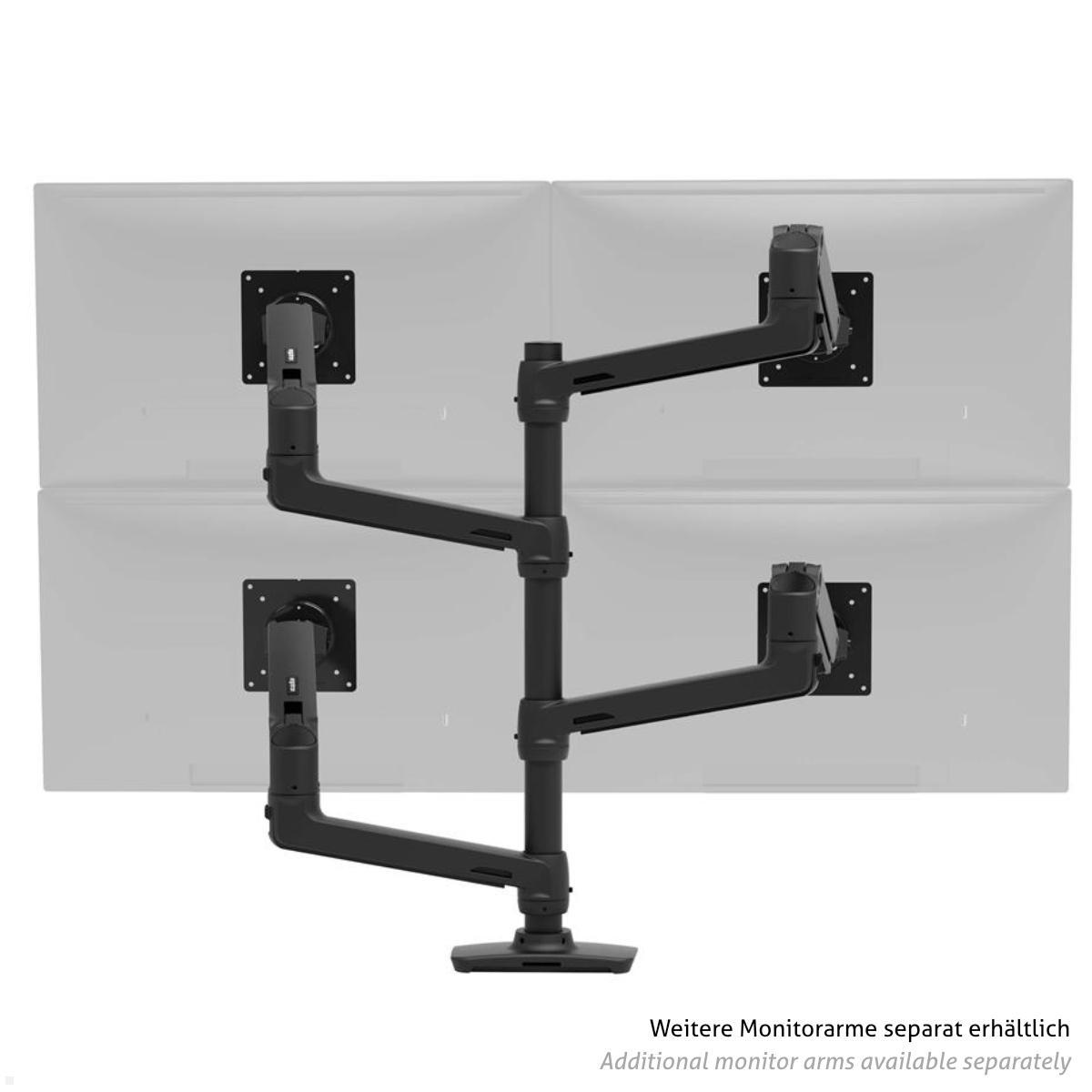 Monitorhalter für 2 Monitore Ergotron LX, schwarz (45-509-224)