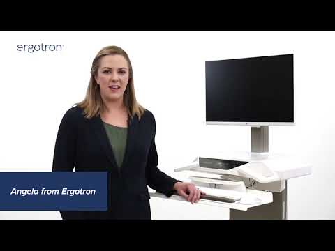 Ergotron CareFit Pro Visitenwagen LiFe Batterie, grau (C52-1201-2)