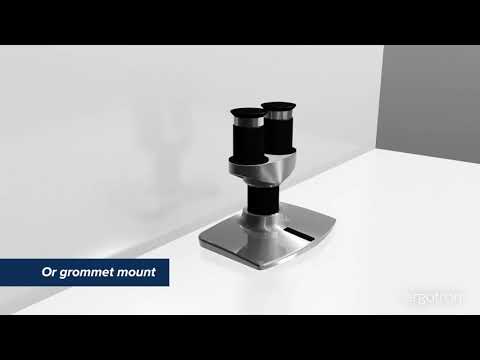 Ergotron LX Monitorhalterung für 2 Monitore nebeneinander (45-245-026)