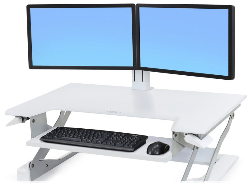 Ergotron WorkFit Dual-Monitor-Kit 97-934-062 - weiß